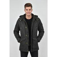 Erkek Spor Kanvas Kapüşonlu Parka M2585 BGL-ST04915