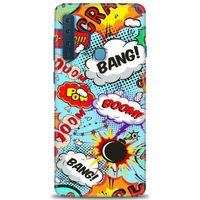Samsung Galaxy A9 2018 Kılıf HD Baskılı Kılıf - Bang Boom + Tam Ekran Koruyucu