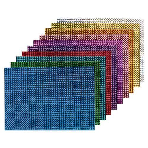 Bigpoint Metalik Renkli Karton 50x70cm Kırmızı 10'lu Poşet