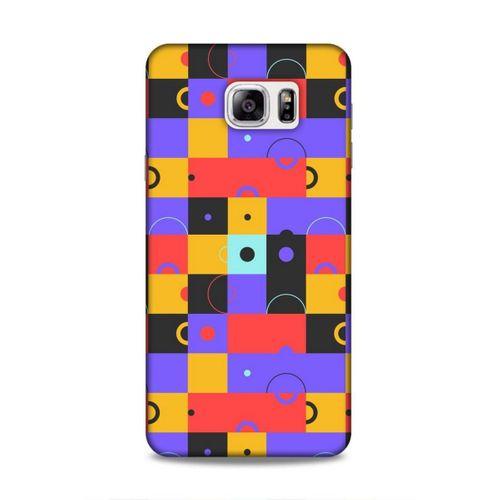 Samsung Galaxy Note 5 Uyumlu Kılıf Insomnia (37) Silicone Cover Mor Sarı