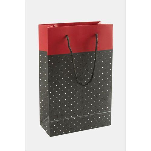 11*17 Benekli İpli Karton Çanta 1 Adet