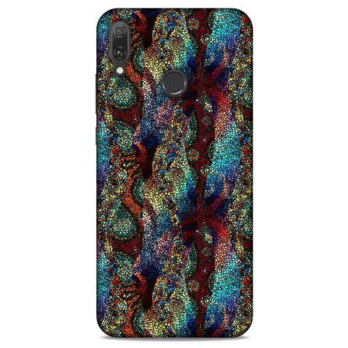 Huawei Y9 2019 Kılıf Baskılı Özel Seri Taşlı (43) Thin Fit Kılıf