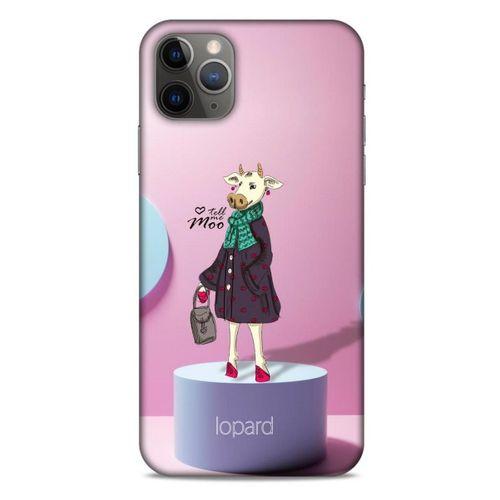 Apple Iphone 11 Pro Max Kılıf FunnyMaX (8) Baskılı Kılıf Pembe Mavi