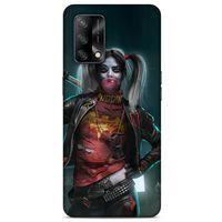 Oppo A74 4G Uyumlu Kılıf Harley Quinn (7) Telefon Kılıfı Koyu Yeşil