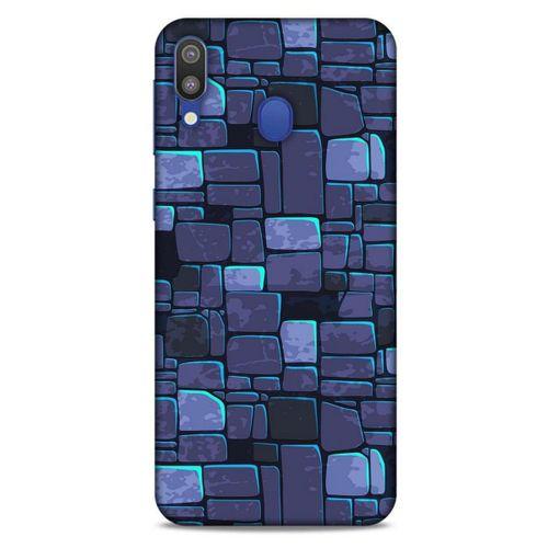 Samsung Galaxy M20 Kılıf Baskılı Özel Seri Taşlı (12) Koruyucu Silikon