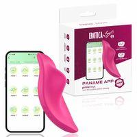 Paname App Şarjlı Telefon Kontrollü Klitoris Uyarıcı Çok Sessiz Giyilebilir Vibratör