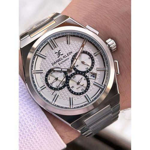 Daniel Klein Erkek Kol Saati 30 Metre Suya Dayanıklı Çelik Kordon + Bileklik Hediyeli VS.BLKT.0663