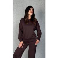 Kadın Uzun Kollu Bisiklet Yaka Viskon Iki Iplik Bluz Ve Pantolon Ikili Takım