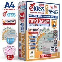 2026 EKPSS Lisans Genel Görme İşitme-2 ÖSYM Çıkmış Soru Tıpkı Basım 7li Kitapçık TG Deneme Paketi