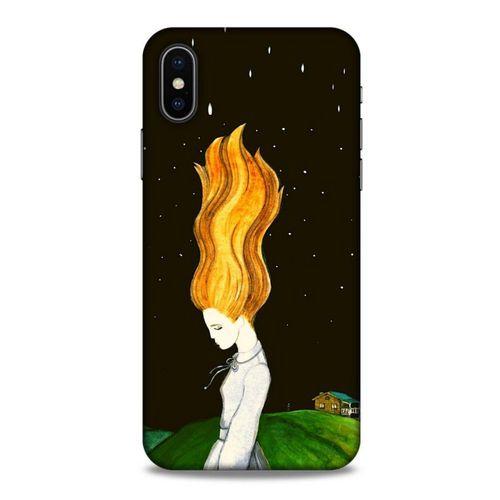Apple Iphone X Kılıf Depresyon (1) Kılıfı Kahverengi Bordo