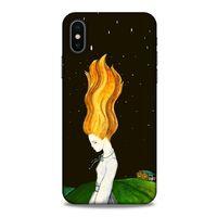 Apple Iphone X Kılıf Depresyon (1) Kılıfı Kahverengi Bordo