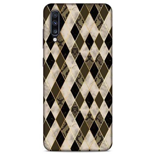 Mermer Desenli (2) Tema Kabı Bej Samsung Galaxy A70 Kılıf