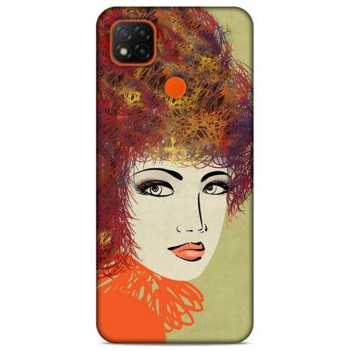 Lopard Xiaomi Redmi 9C Uyumlu Kılıf Sürreal Yüzler ♀ (32) Soft Silikon Kılıf Desenli