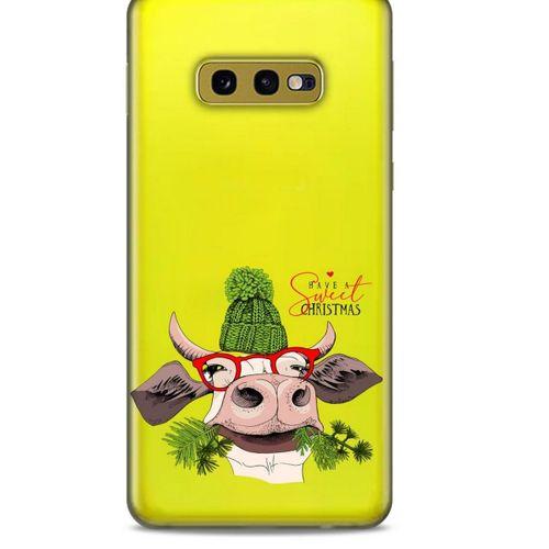 Zoologix (26) Samsung Galaxy S10e Şeffaf Kılıf Silikon Desenli