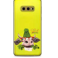 Zoologix (26) Samsung Galaxy S10e Şeffaf Kılıf Silikon Desenli