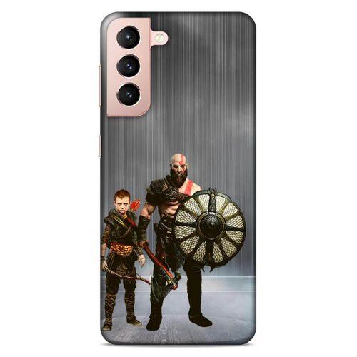 Lopard Samsung Galaxy S21 Uyumlu Kılıf GameX (29) Arka Koruma Kılıfı God War