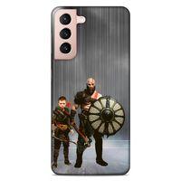 Lopard Samsung Galaxy S21 Uyumlu Kılıf GameX (29) Arka Koruma Kılıfı God War