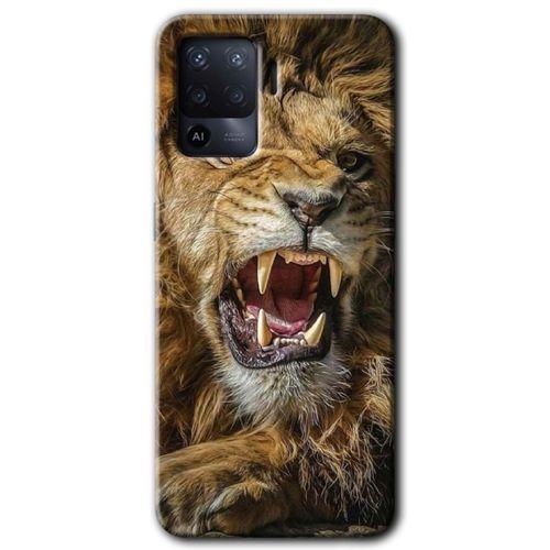 OPPO Oppo Reno 5 Lite Kılıf HD Baskılı Desen + Hayalet Cam Yandan Görünmez