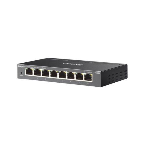 TP-LINK OMADA ES208G 8 PORT GIGABIT YONETİLEBİLİR METAL KASA SWITCH