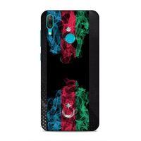 Huawei Y7 Prime 2019 Uyumlu Kılıf Azarbaijan (5) Koruma Kabı Azeri Bayrak İllustre