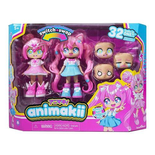Animakii Bebek ve Aksesuar Seti - School Girl ve Magical Girl