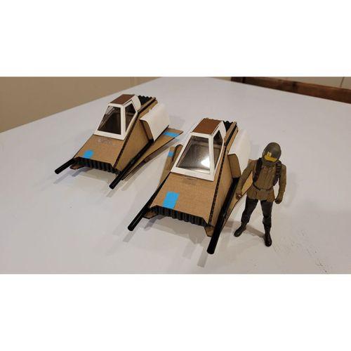 Ralph McQuarrie Hoth Snow Speeder Concept 3.75_ Ölçek - 5145990