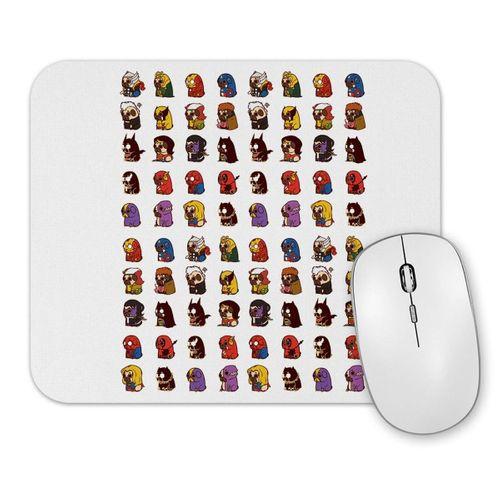 Super Kahraman Puglar Mouse Pad