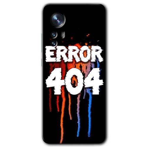 Xiaomi Mi 12 HD Baskılı Kılıf + 9D Tam Ekran Koruyucu - 404 Error