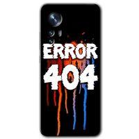 Xiaomi Mi 12 HD Baskılı Kılıf + 9D Tam Ekran Koruyucu - 404 Error