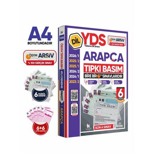 2026 YDS Arapça ÖSYM Tıpkı Basım Çıkmış Soru Deneme Paketi Dijital Çözümlü 6lı Fasikül SETİ