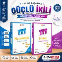 Üç Dört Beş TYT Türkçe ve Matematik Soru Bankası 2 Kitap Set
