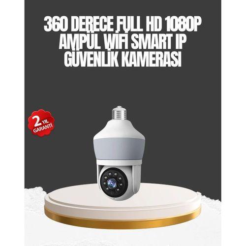 Gece Görüşlü Mobil Uygulamalı Akıllı Ampül Kamera