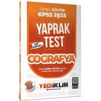 2025 KPSS Coğrafya Genel Kültür Çek Kopart Yaprak Test Yediiklim Yayınları