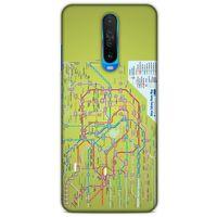 Xiaomi Redmi K30 5G Kılıf Japonya (32) Soft Silikon Kılıf Japonya Metro Haritası