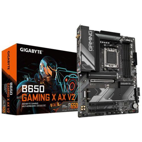 GIGABYTE B650 GAMING X AX V2, 4xDDR5, 3xM.2, DP, HDMI, Type-C, Wi-Fi 6E, Bluetooth v5.3, AM5 Soket GAMING Anakart