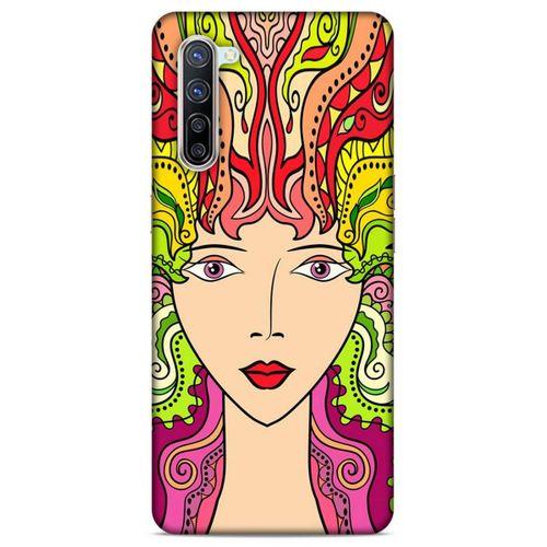 Lopard Oppo Reno 3 Pro 5g Uyumlu Kılıf Sürreal Yüzler ♀ (42) Rugged Armor Kılıf Desenli