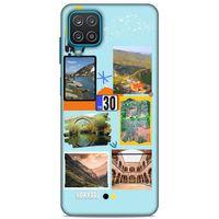 Lopard Samsung Galaxy A12 Uyumlu Kılıf Şehirli ※ (30) Hakkari Silicone Case