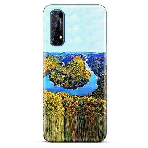 Oppo Realme 7 Kılıf Almanya (49) Ultra Silikon Kılıf Saarschleife