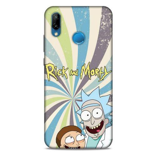 Huawei P20 Lite Uyumlu Kılıf Rick And Morty (3) Kapak President Morty