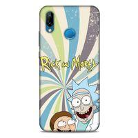 Huawei P20 Lite Uyumlu Kılıf Rick And Morty (3) Kapak President Morty