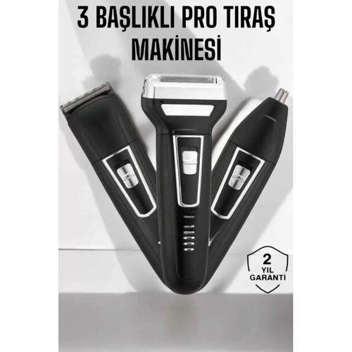 3 Başlıklı Profesyonel Tıraş Makinesi