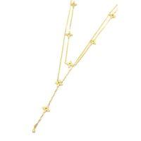 Vc Yonca Kolye - Altın