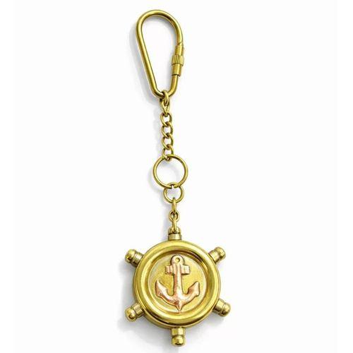 Pirinç Dümen Anahtarlık - Model 1