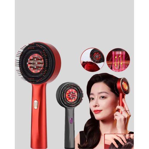 Elektrikli Titreşim Masaj Tarak Kırmızı Işık Terapi