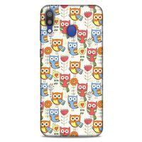 Baykuşlar (40) Desenli Silikon Kapak Telefon Kabı Samsung Galaxy M20 Kılıf