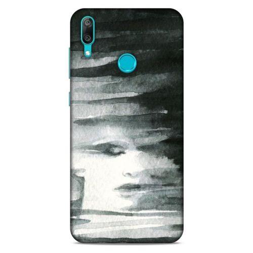 Huawei Y7 2019 Kılıf Depresyon (13) Silikon Kap Mor Turuncu