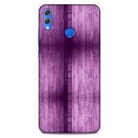 Huawei Honor 8x Uyumlu Kılıf Mor Delisi (15) Antişok Kılıf Tahta