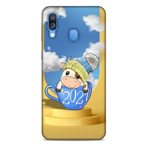 Samsung Galaxy A40 Kılıf FunnyMaX (3) Kapak Sarı Kupa Köpek