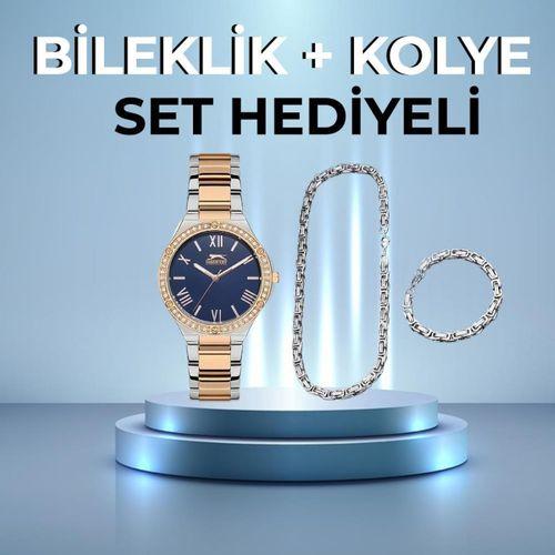 Slazenger Sl.09.2141.3.05 Çelik Rose/Metalik Gri 35 mm Kadın Kol Saati