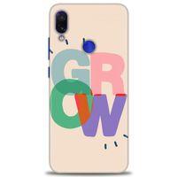 Xiaomi Redmi Note 7 Kılıf HD Baskılı Kılıf - Grow + Tam Ekran Koruyucu